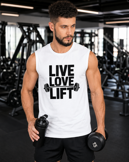 LIVE LOVE LIFT - Men's Sleeveless T-Shirt
