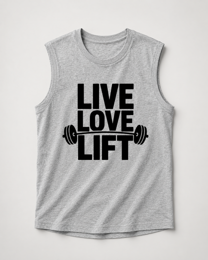 LIVE LOVE LIFT - Men's Sleeveless T-Shirt