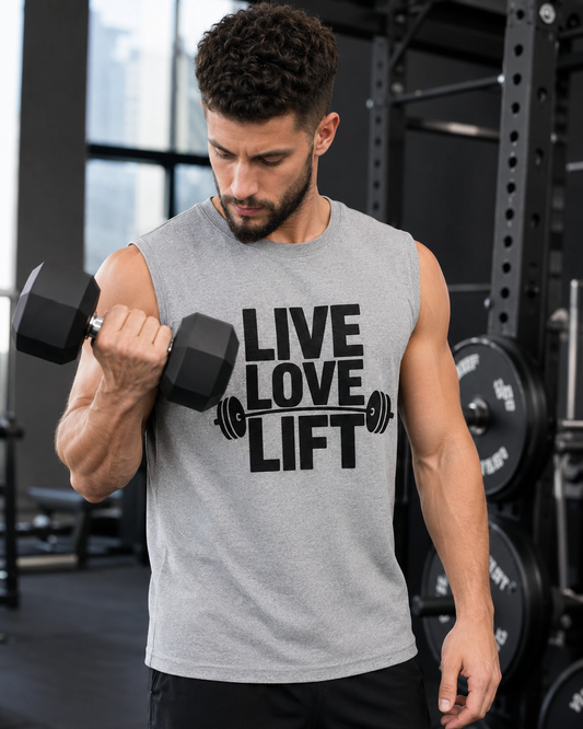 LIVE LOVE LIFT - Men's Sleeveless T-Shirt