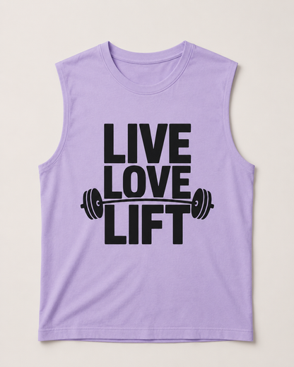 LIVE LOVE LIFT - Men's Sleeveless T-Shirt