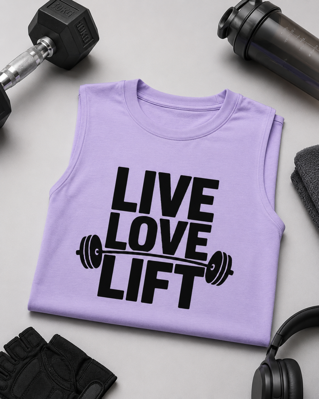 LIVE LOVE LIFT - Men's Sleeveless T-Shirt