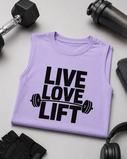 LIVE LOVE LIFT - Men's Sleeveless T-Shirt