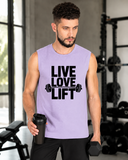 LIVE LOVE LIFT - Men's Sleeveless T-Shirt