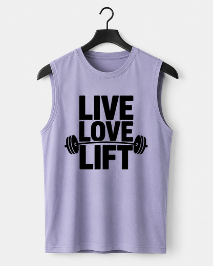 LIVE LOVE LIFT - Men's Sleeveless T-Shirt