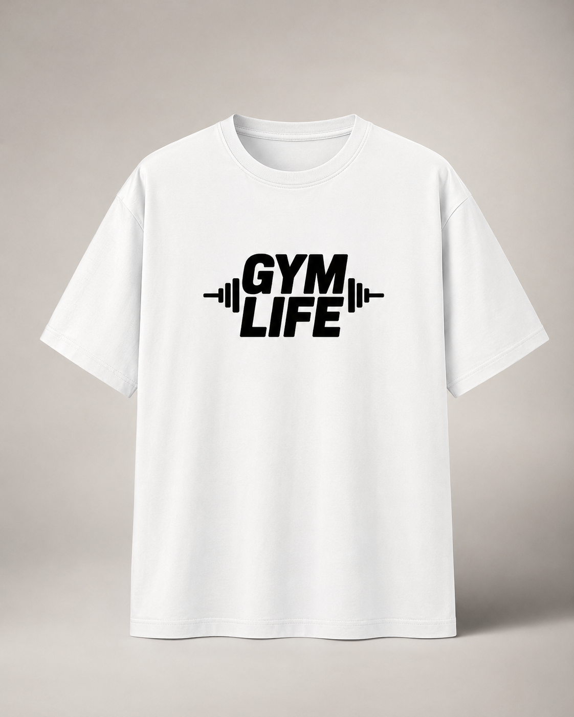 GYM LIFE - Round Neck Unisex T-Shirt