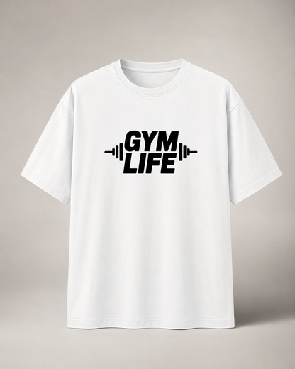 GYM LIFE - Round Neck Unisex T-Shirt