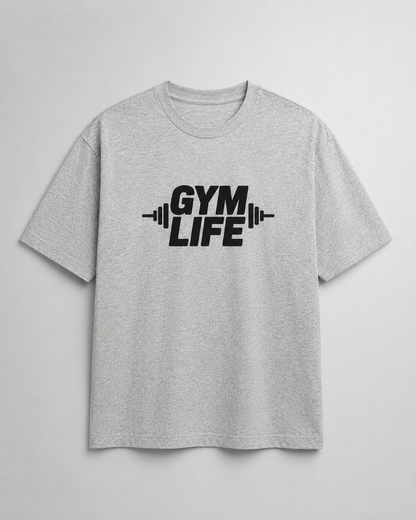 GYM LIFE - Round Neck Unisex T-Shirt