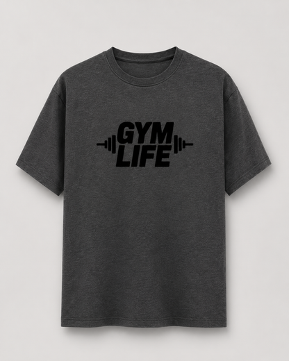 GYM LIFE - Round Neck Unisex T-Shirt