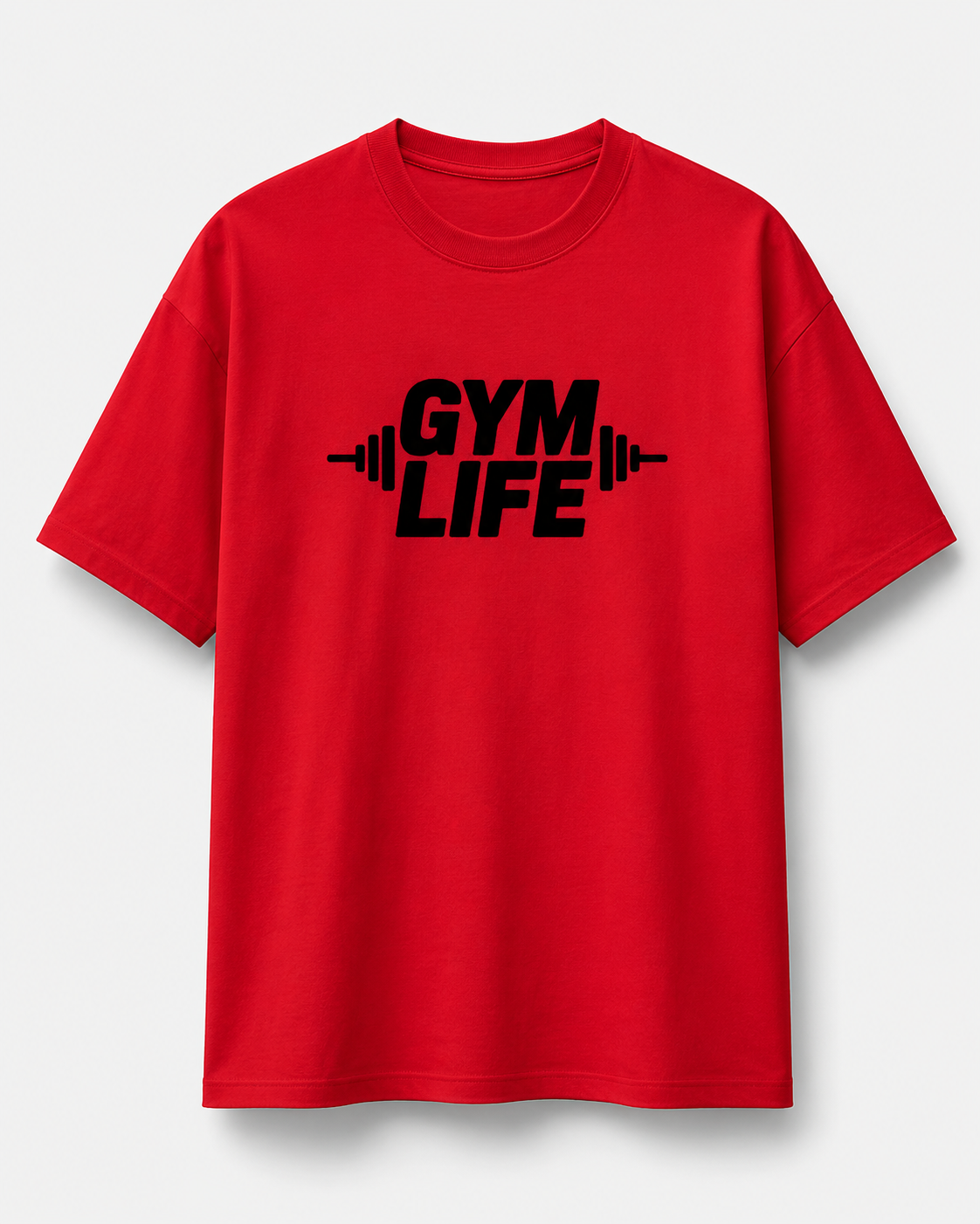 GYM LIFE - Round Neck Unisex T-Shirt