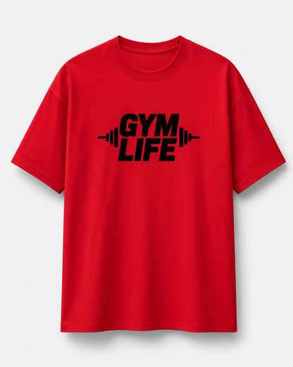 GYM LIFE - Round Neck Unisex T-Shirt