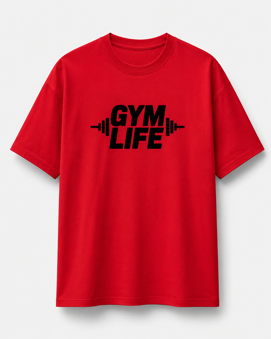 GYM LIFE - Round Neck Unisex T-Shirt