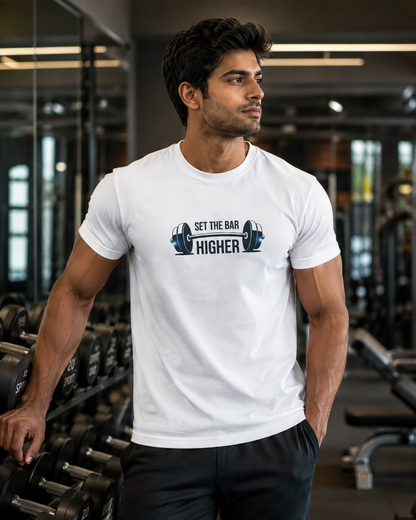 GYM BAR - Round Neck Unisex T-Shirt