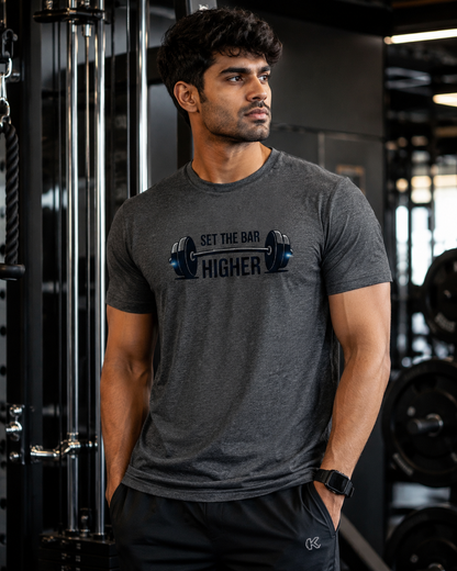 GYM BAR - Round Neck Unisex T-Shirt