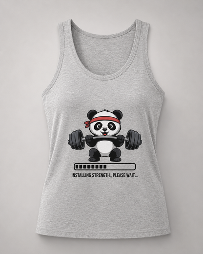 CUTE GYM PANDA - Women's Tank Top