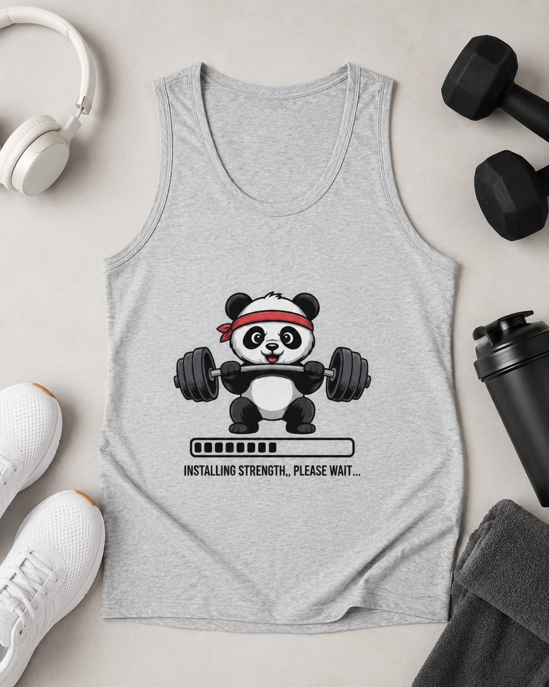 CUTE GYM PANDA - Women's Tank Top