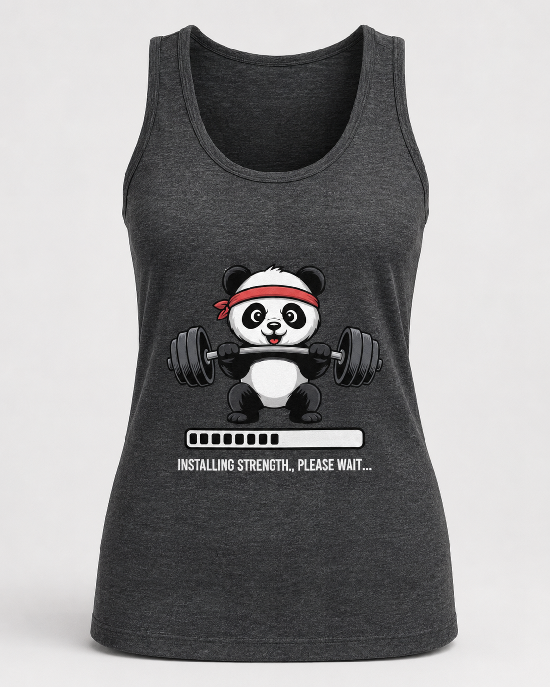 CUTE GYM PANDA - Women's Tank Top
