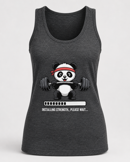 CUTE GYM PANDA - Women's Tank Top