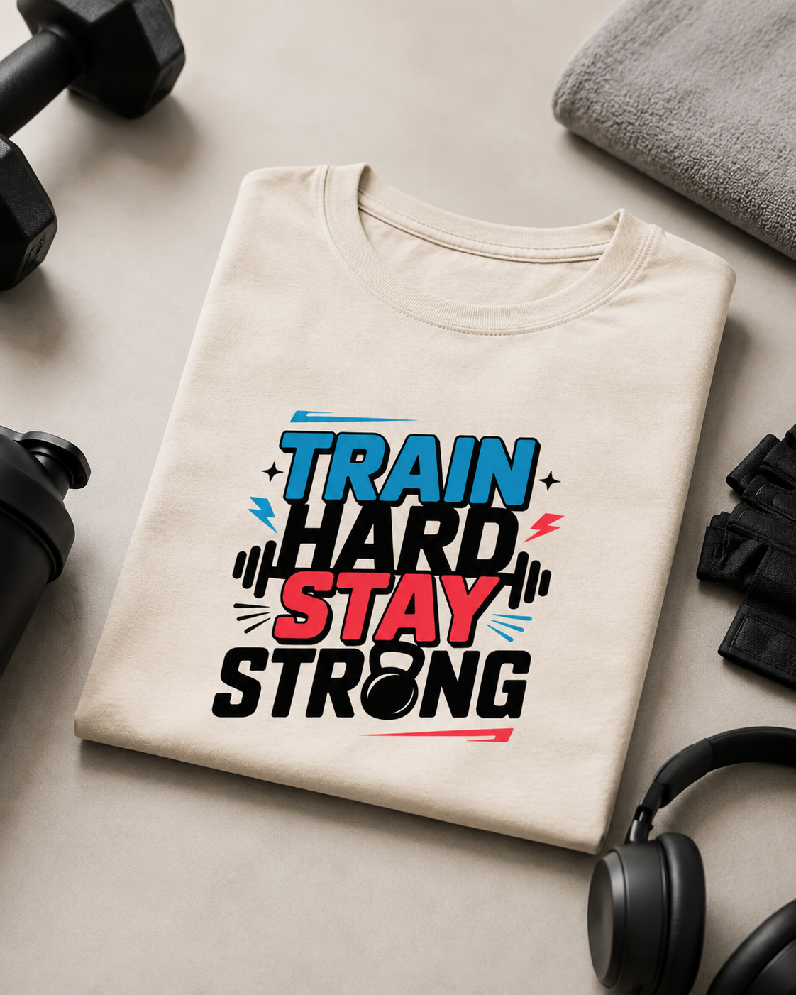 STAY STRONG - Round Neck Unisex T-Shirt