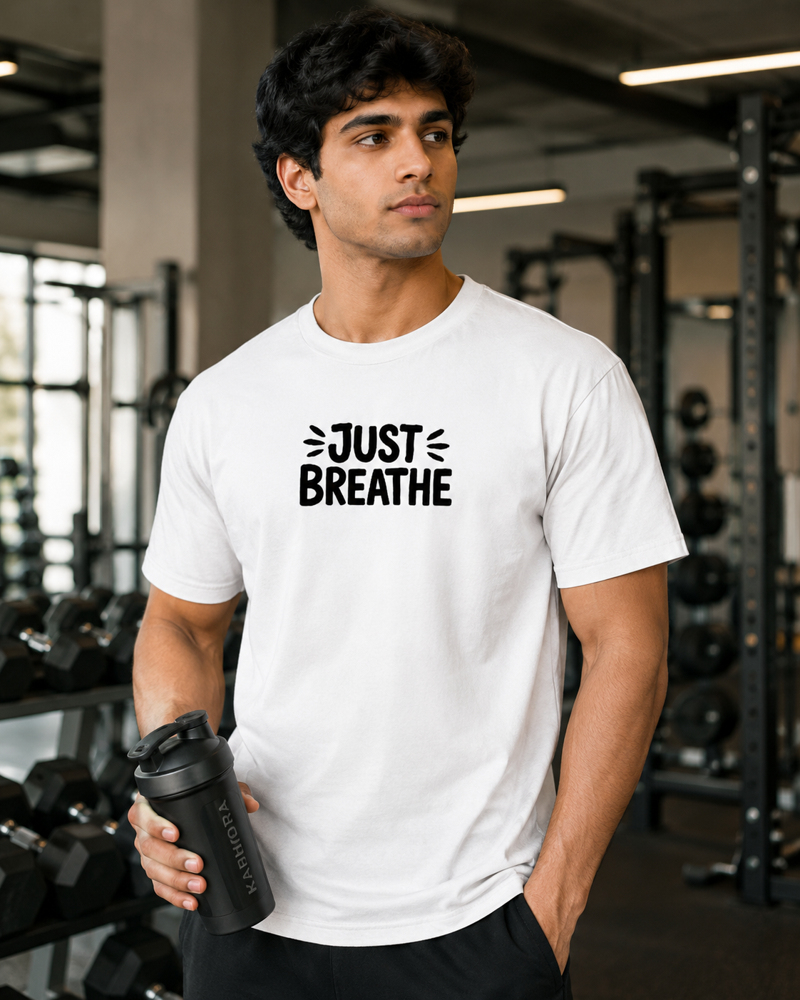 JUST BREATHE - Unisex Oversized Classic T-Shirt