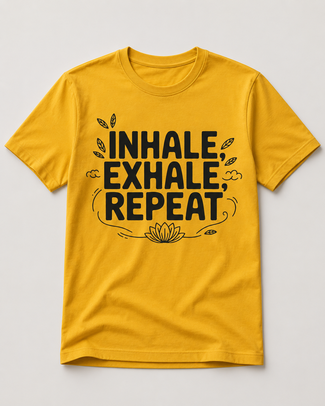INHALE EXHALE REPEAT - Unisex Oversized T-Shirt