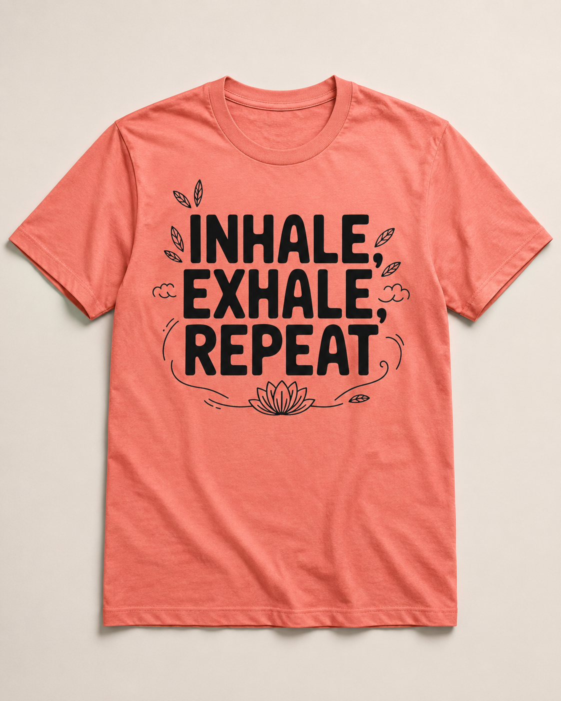 INHALE EXHALE REPEAT - Unisex Oversized T-Shirt