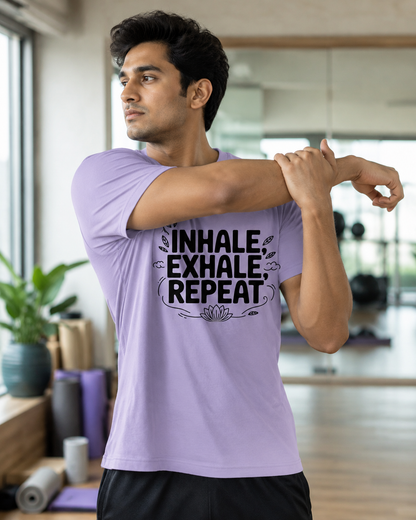 INHALE EXHALE REPEAT - Unisex Oversized T-Shirt