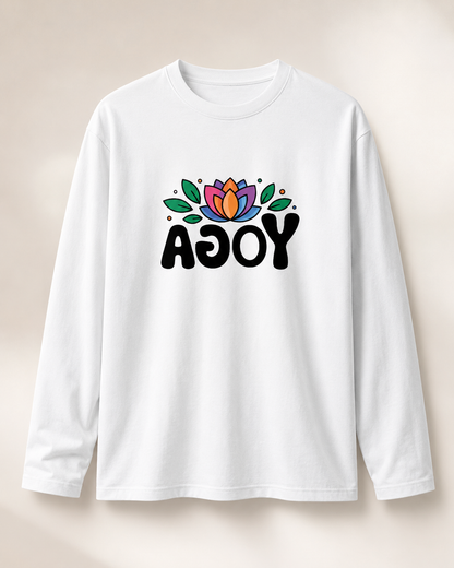 YOGA FOR ALL - Men's Full Sleeve T-Shirt