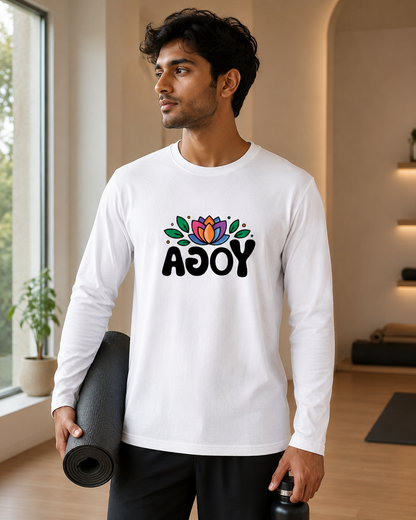 YOGA FOR ALL - Men's Full Sleeve T-Shirt