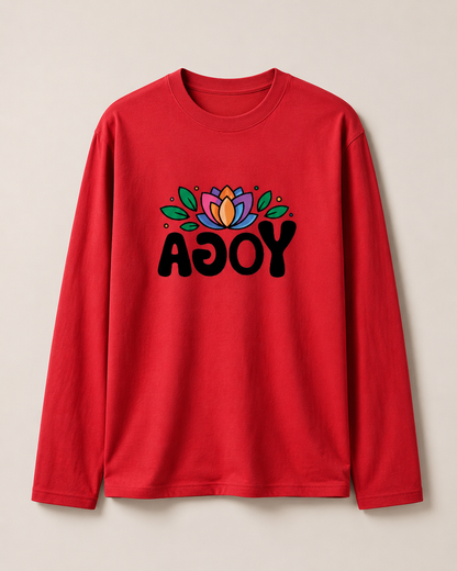 YOGA FOR ALL - Men's Full Sleeve T-Shirt