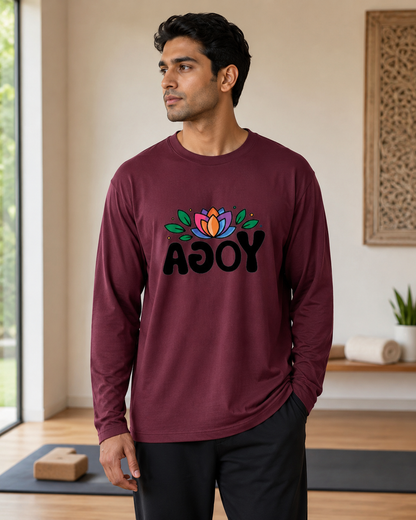 YOGA FOR ALL - Men's Full Sleeve T-Shirt