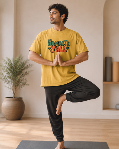 NAMASTE Y'ALL - Unisex Oversized  T-Shirt