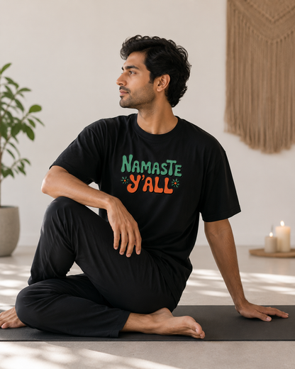 NAMASTE Y'ALL - Unisex Oversized  T-Shirt