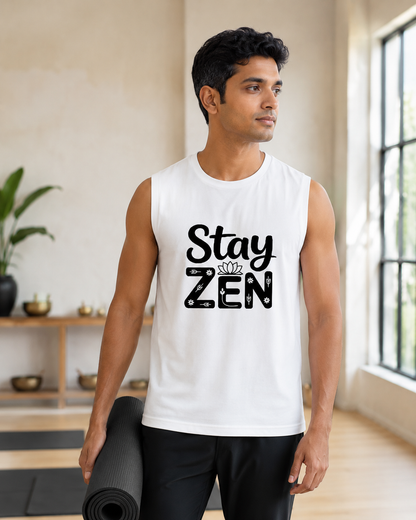 STAY ZEN - Men's Sleeveless T-Shirt