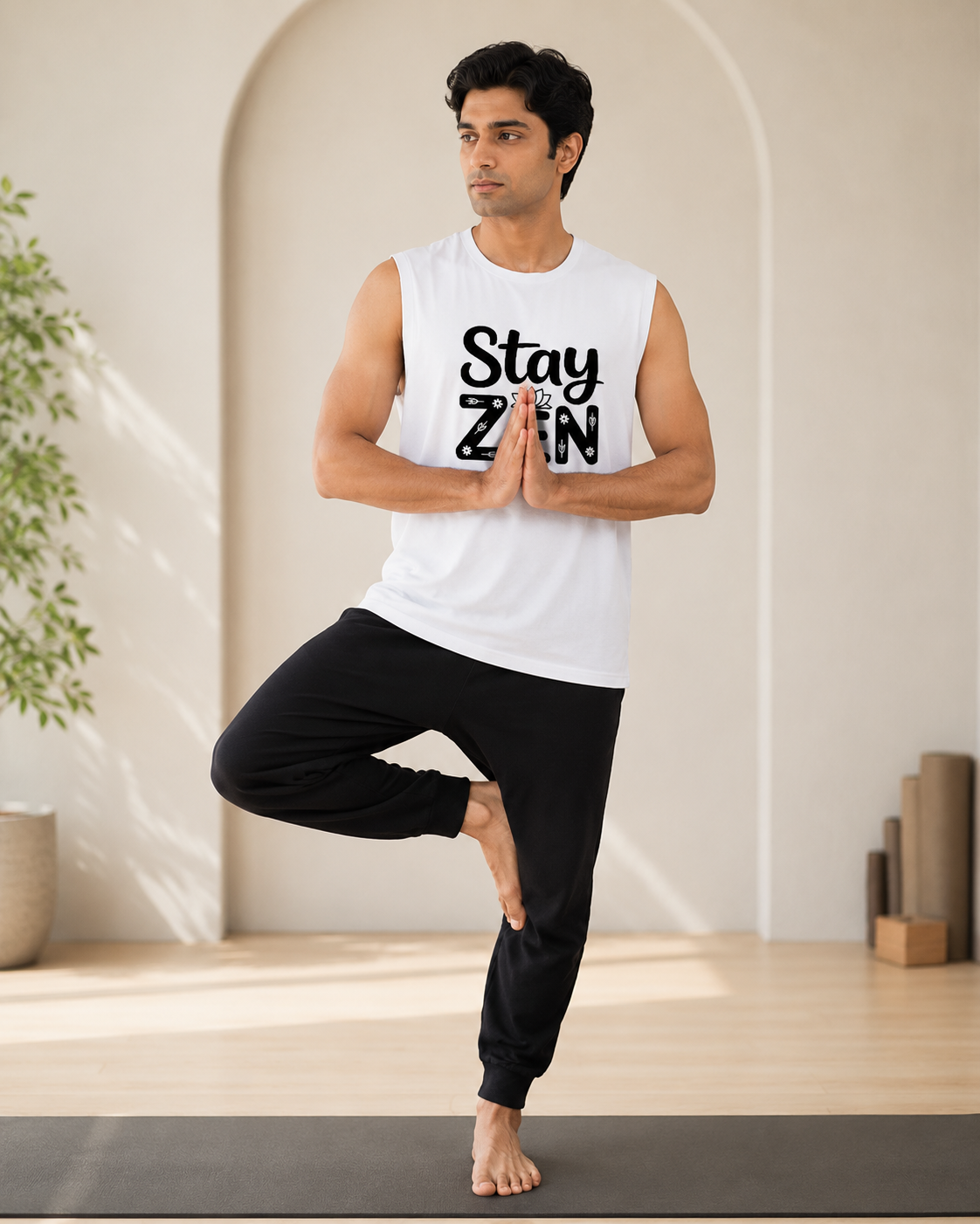 STAY ZEN - Men's Sleeveless T-Shirt