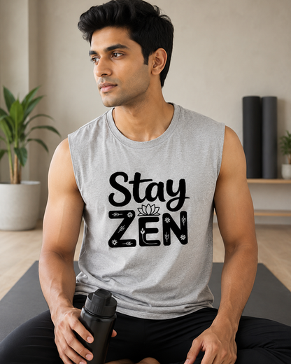 STAY ZEN - Men's Sleeveless T-Shirt