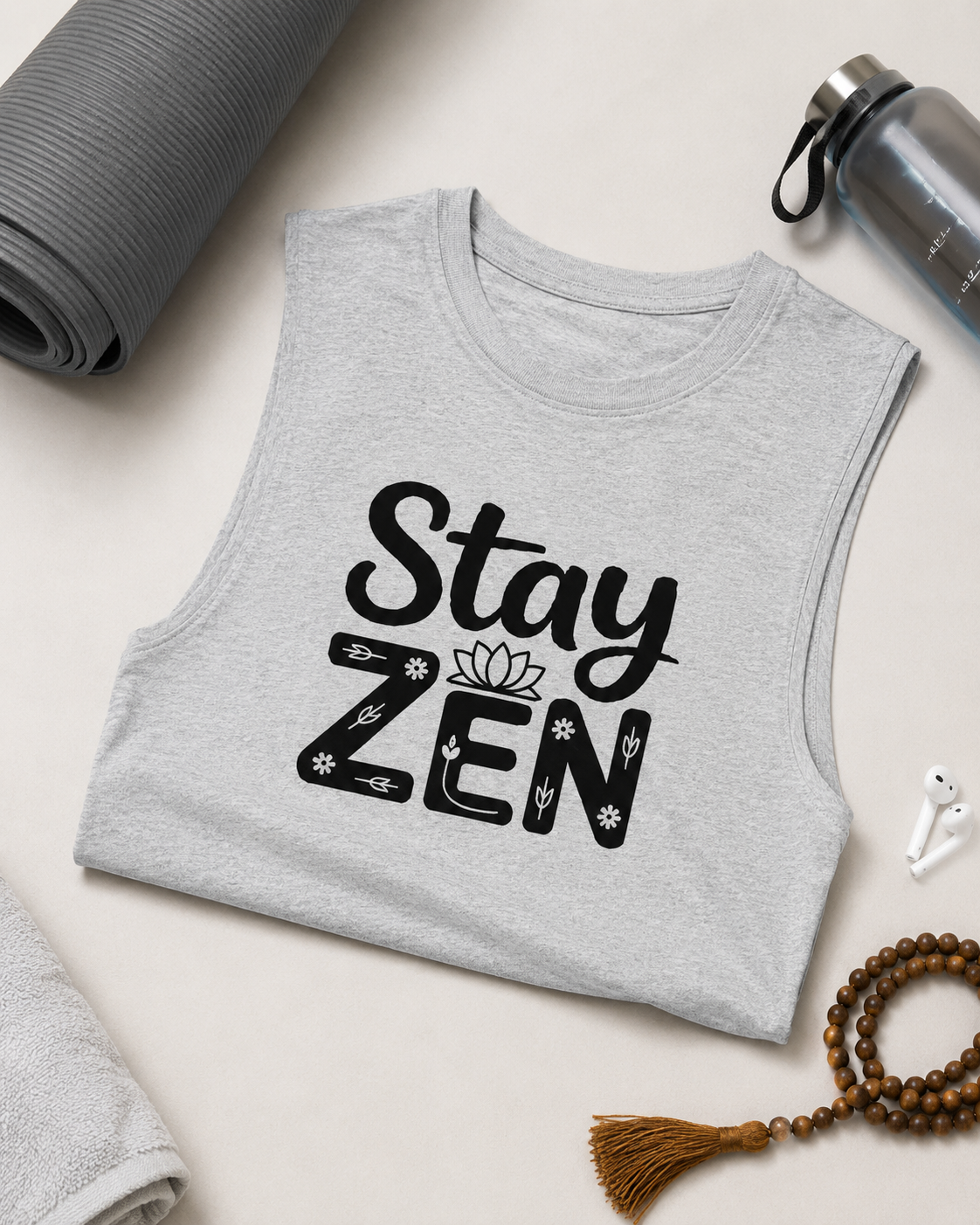 STAY ZEN - Men's Sleeveless T-Shirt