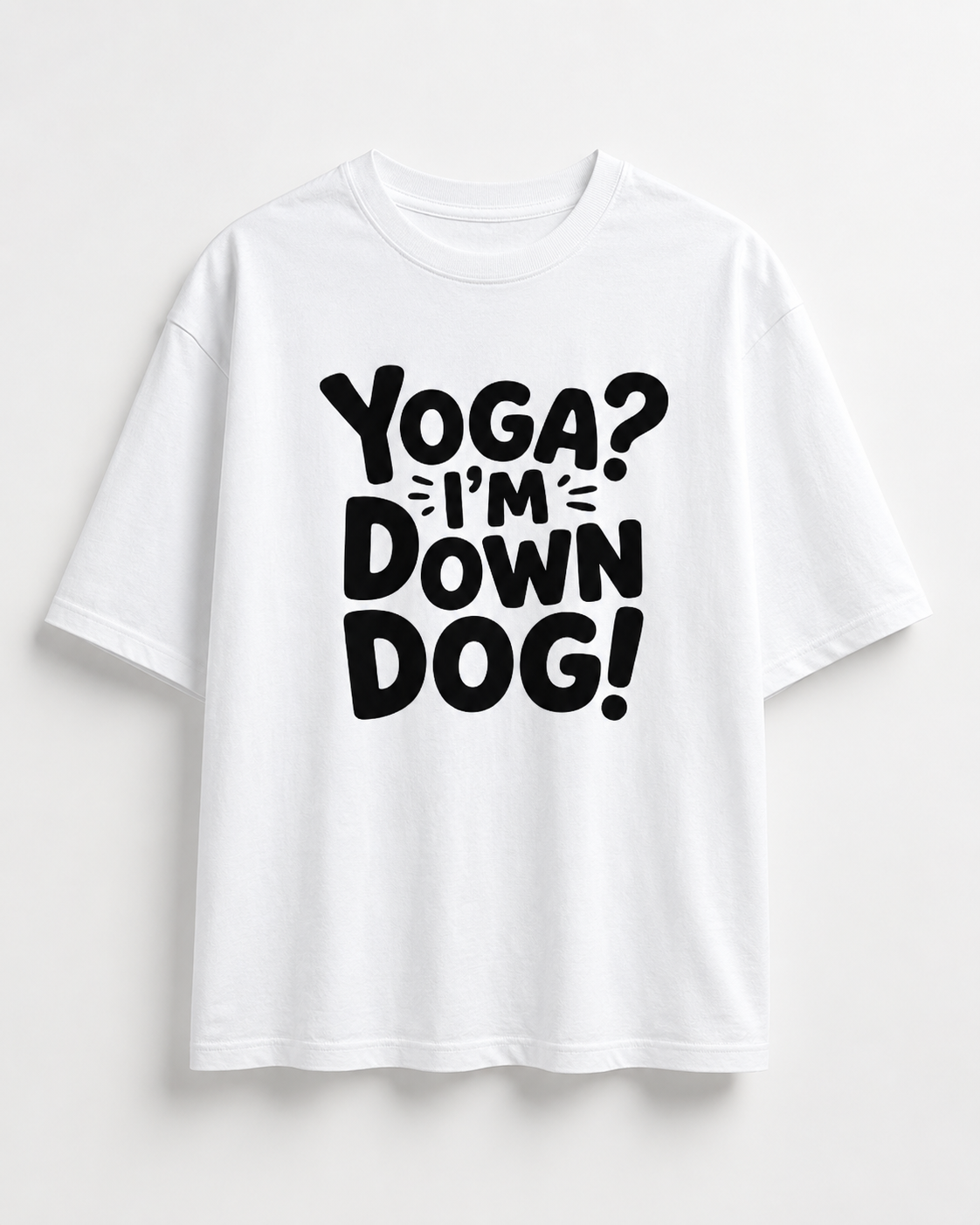 DOWN DOG - Unisex Oversized T-Shirt