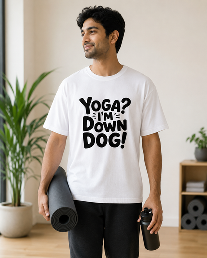 DOWN DOG - Unisex Oversized T-Shirt
