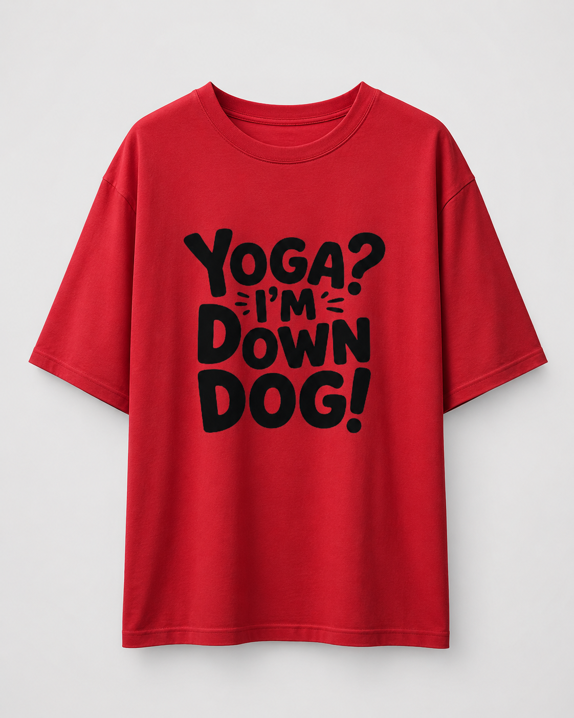 DOWN DOG - Unisex Oversized T-Shirt