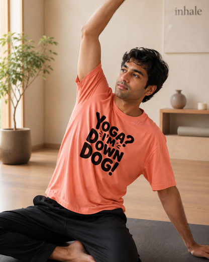 DOWN DOG - Unisex Oversized T-Shirt