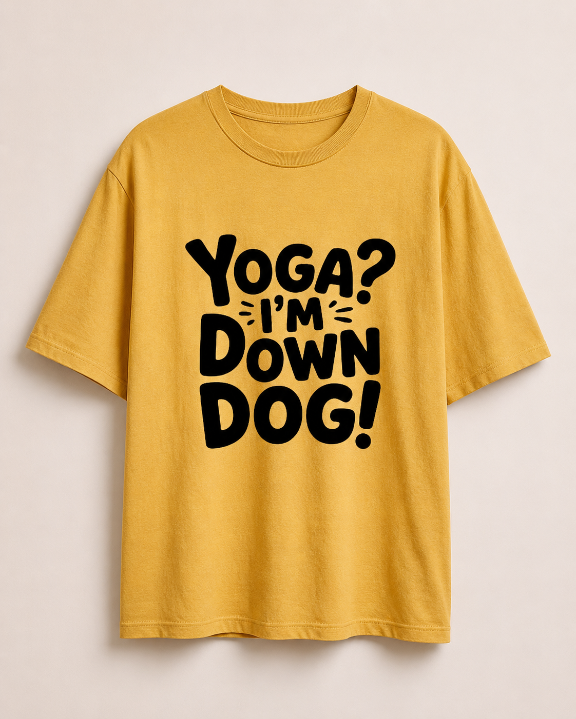 DOWN DOG - Unisex Oversized T-Shirt