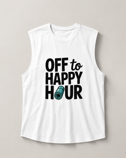 HAPPY HOUR - Men's Sleeveless T-Shirt