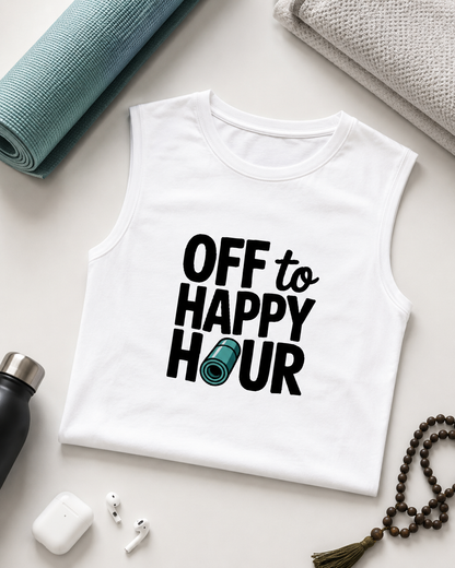 HAPPY HOUR - Men's Sleeveless T-Shirt