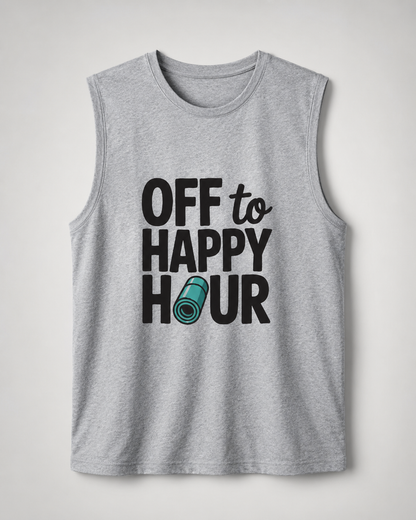 HAPPY HOUR - Men's Sleeveless T-Shirt