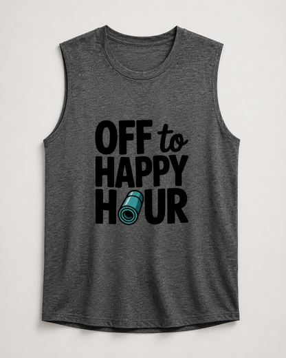 HAPPY HOUR - Men's Sleeveless T-Shirt