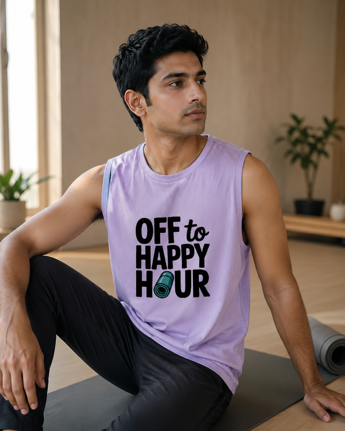 HAPPY HOUR - Men's Sleeveless T-Shirt