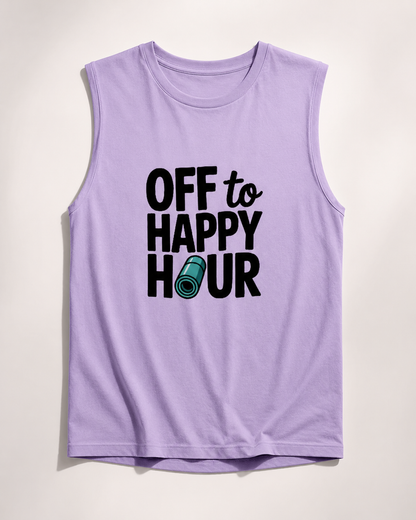 HAPPY HOUR - Men's Sleeveless T-Shirt