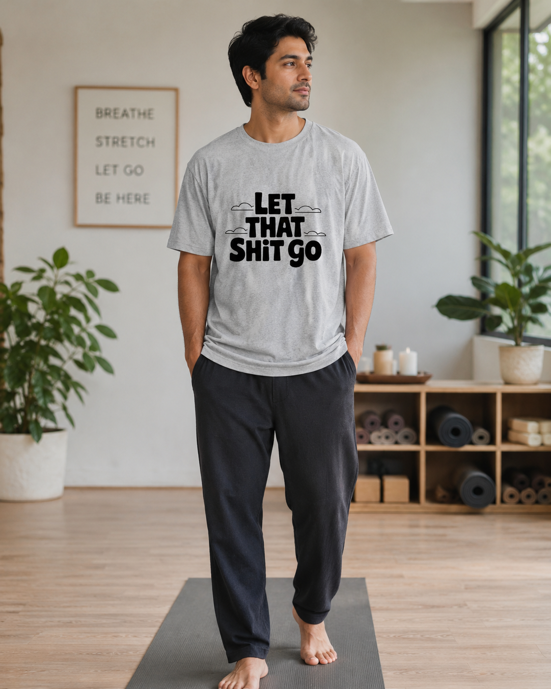 LET THAT SHIT GO - Unisex Oversized T-Shirt