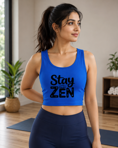 STAY ZEN - Crop Tank