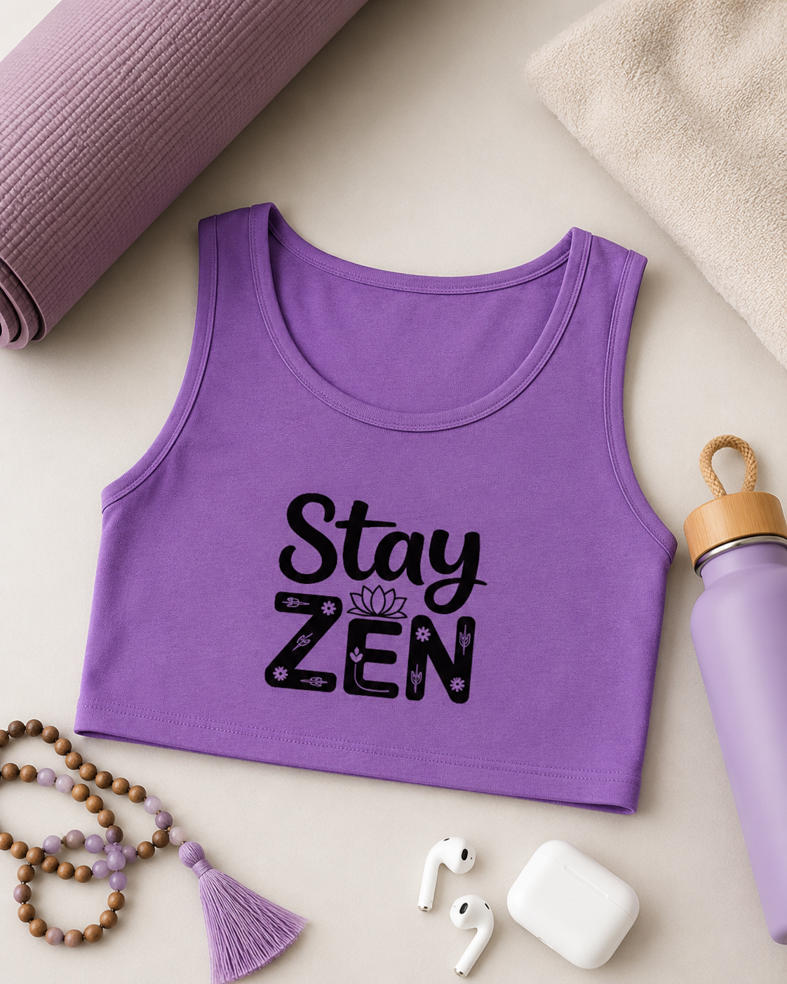 STAY ZEN - Crop Tank